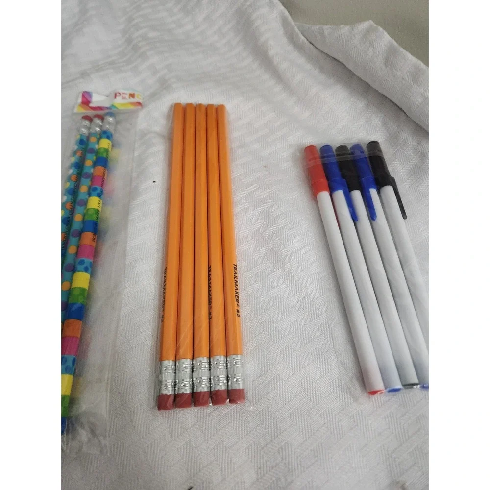 Trailmaker #2 Pencils Horizon Group Patterned Pencils and Ballpoint Pen Bundle